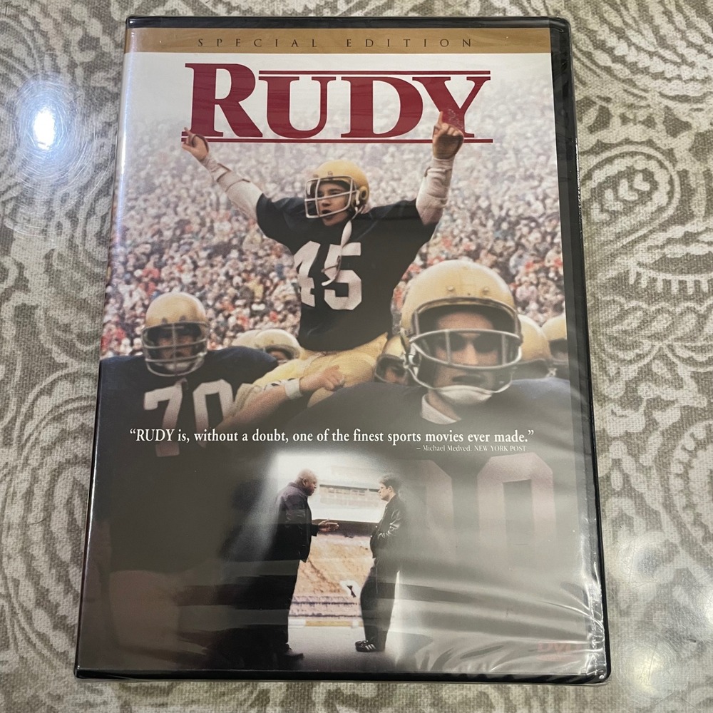 Rudy Special Edition DVD Movie Digital Remastered Audio Widescreen Presentation